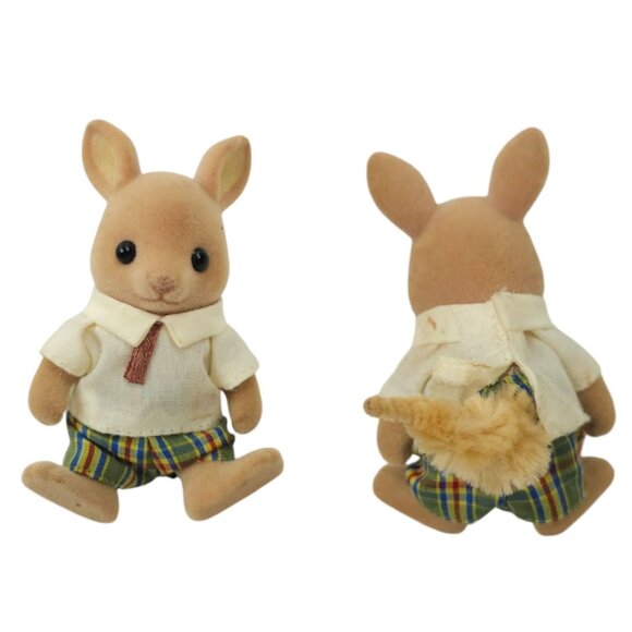 Epoch Calico Critters Kangaroo Family Sylvanian Families Miniature Figures Dolls - Picture 7 of 10